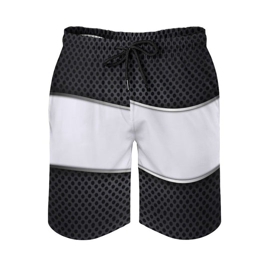 Men's Board Shorts Black and White