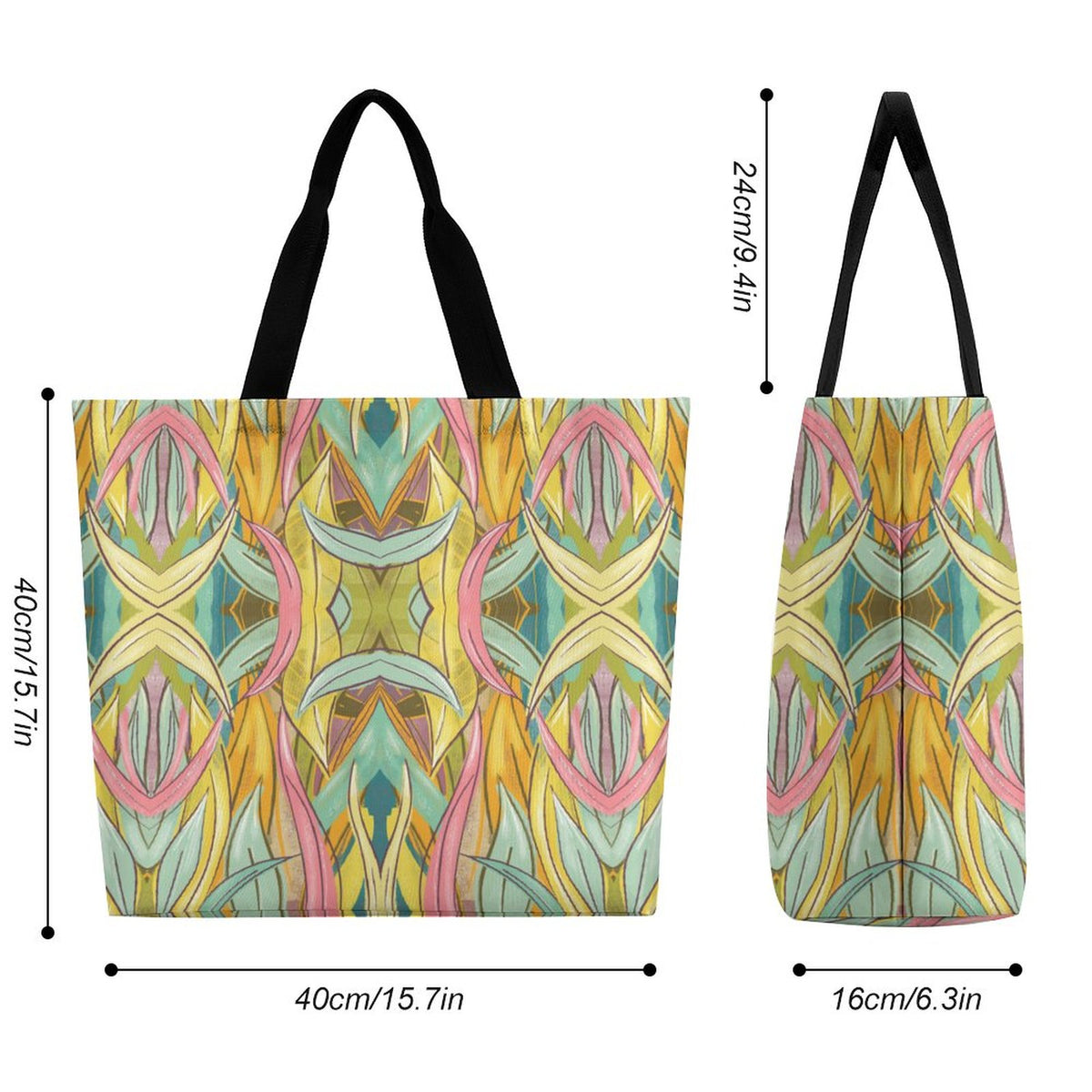 Large One Shoulder Shopping Bag