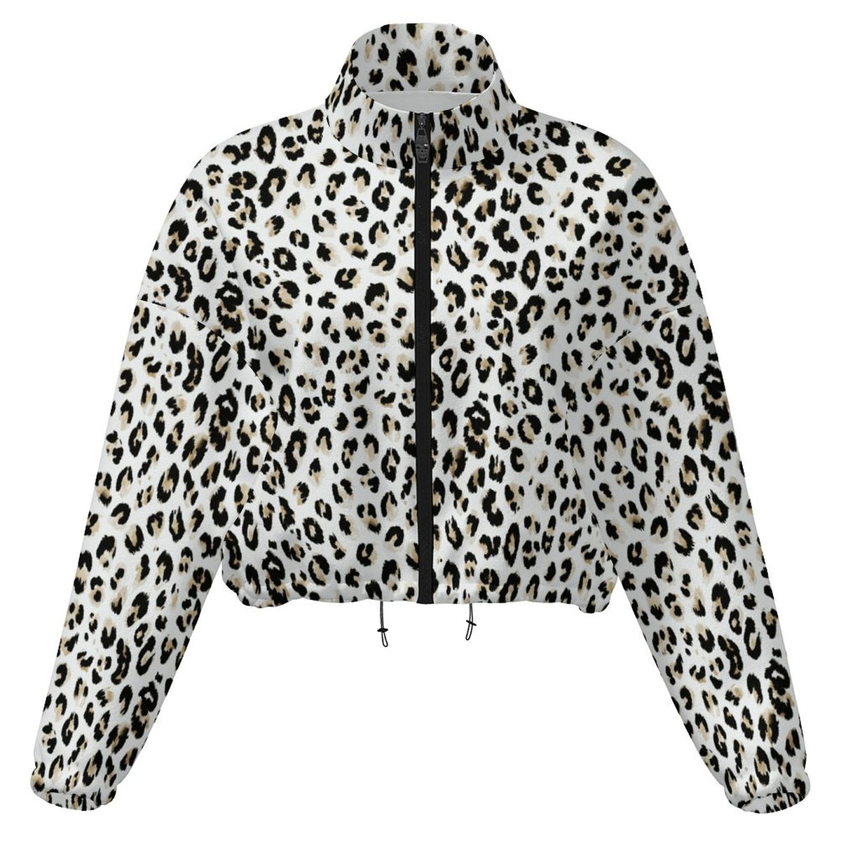 Fleece Sweatshirt Short Jacket for Women