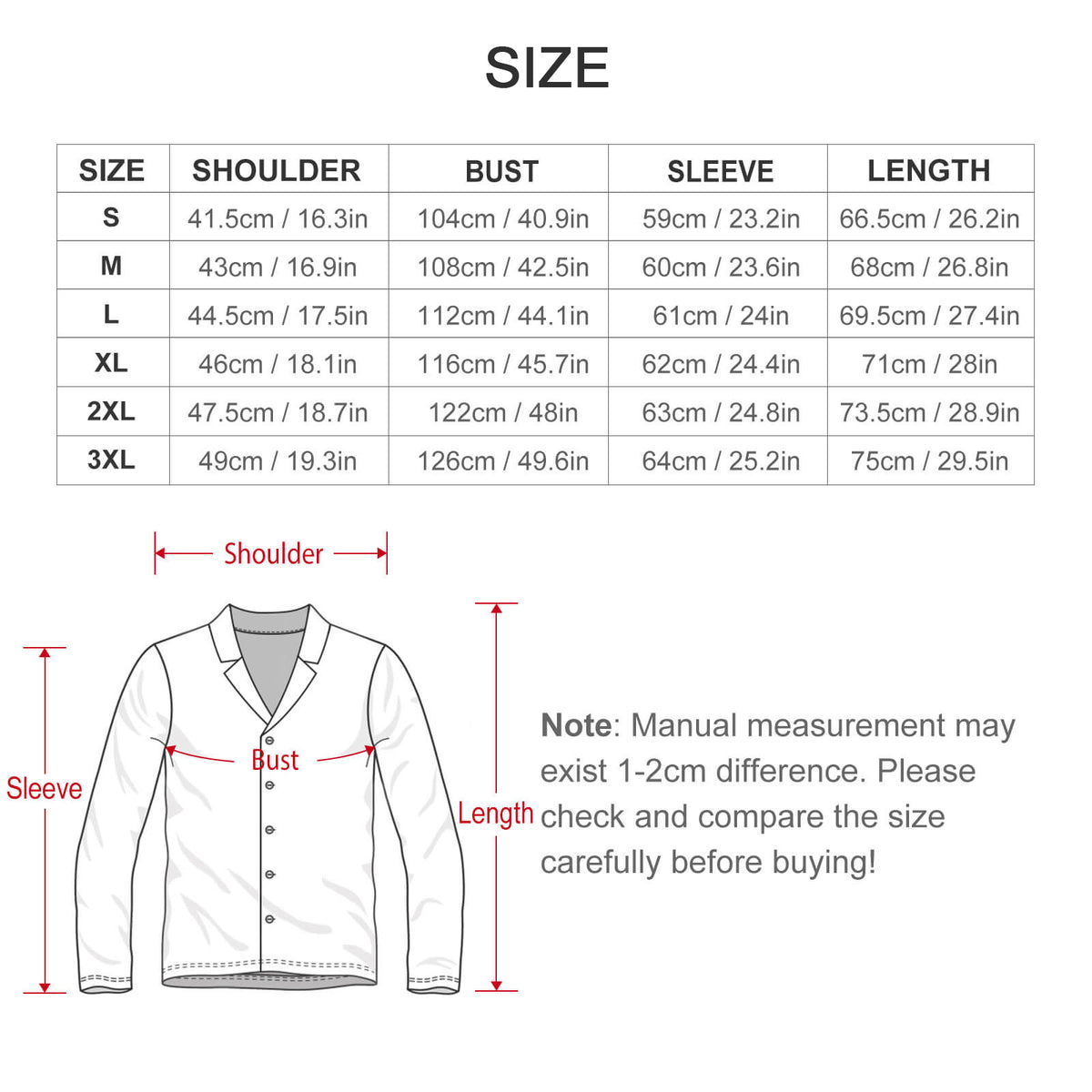 Men's Long-Sleeve Pajama Set - Letter A