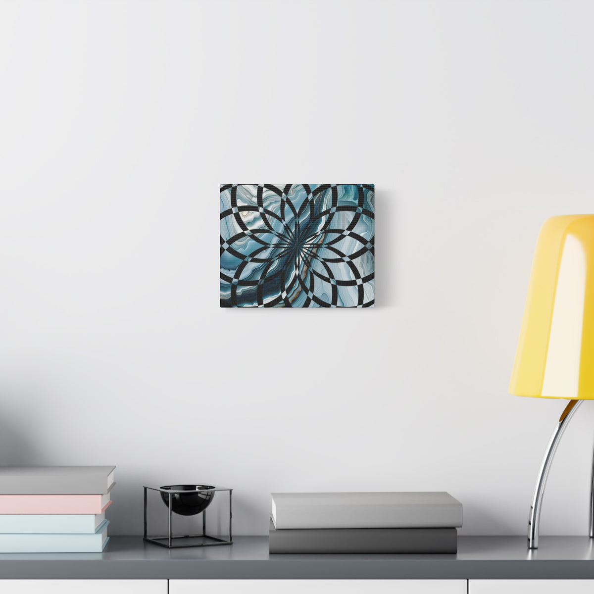 Abstract Geometric Art Canvas Print, Modern Wall