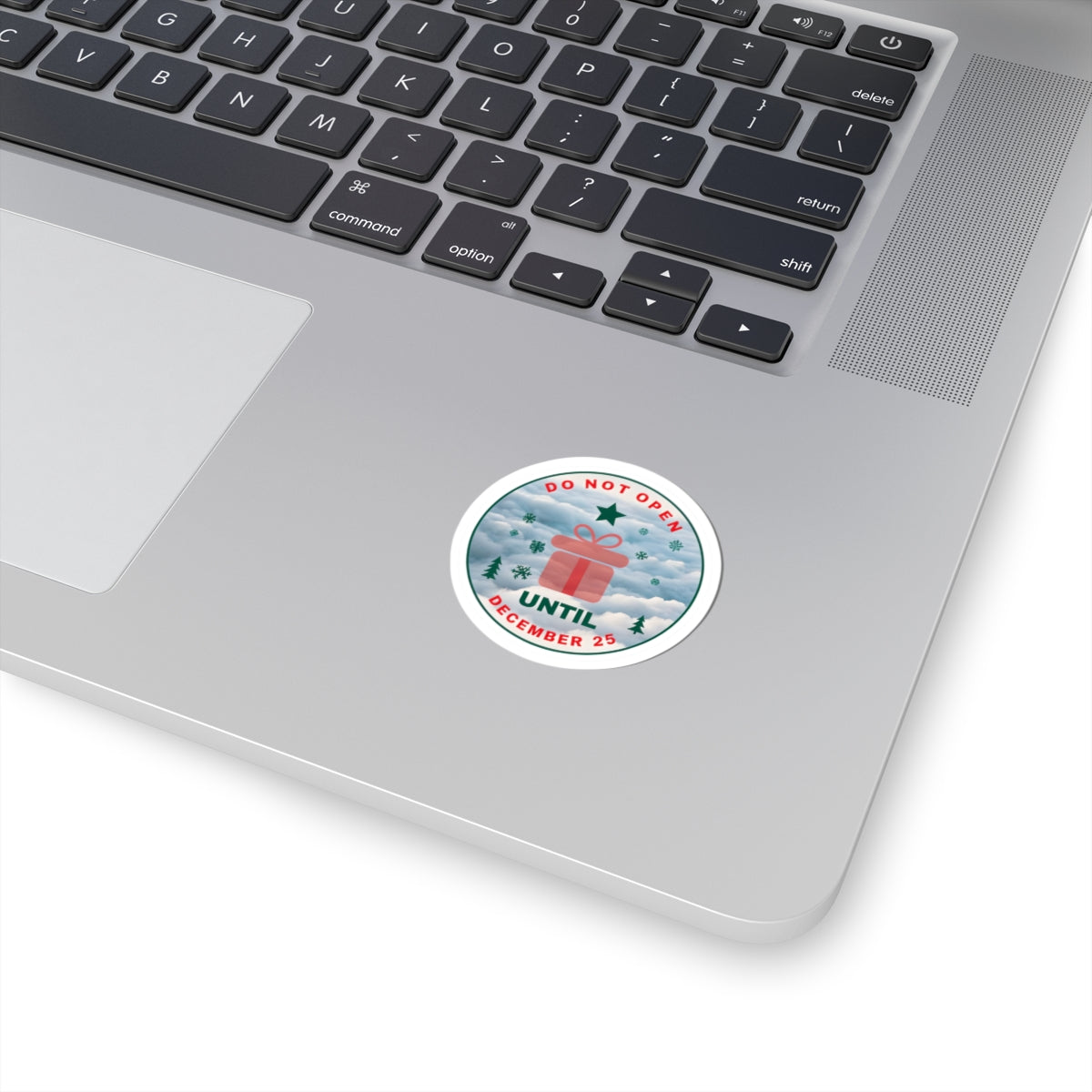 Christmas Countdown Kiss-Cut Stickers - 'Do Not Open Until December 25'