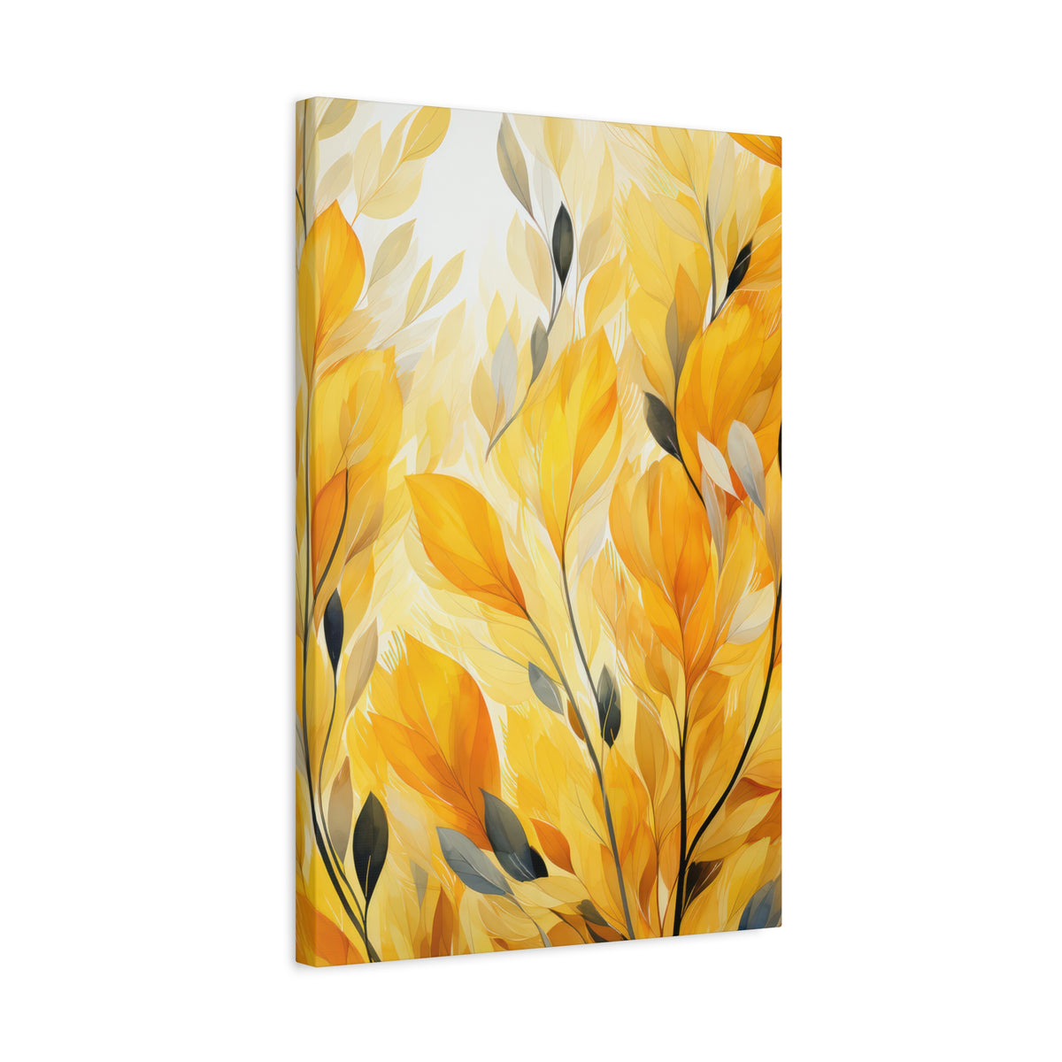 Gorgeous Yellow Matte Canvas Art Print, Stretched, 1.25"