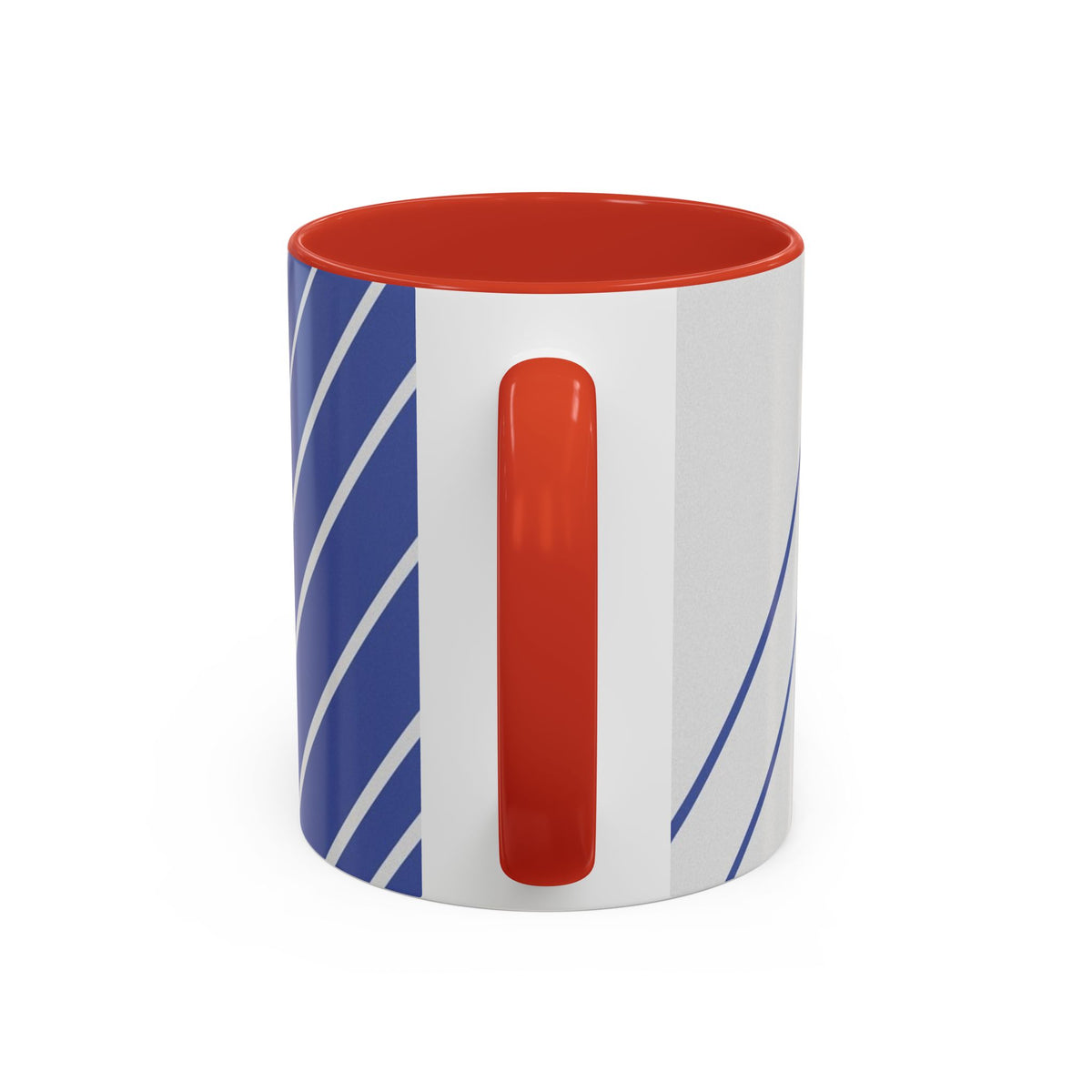 Elegant Stripe Accent Coffee Mug - Perfect for Gifts, Home Decor, Office, Birthdays, and Tea Lovers