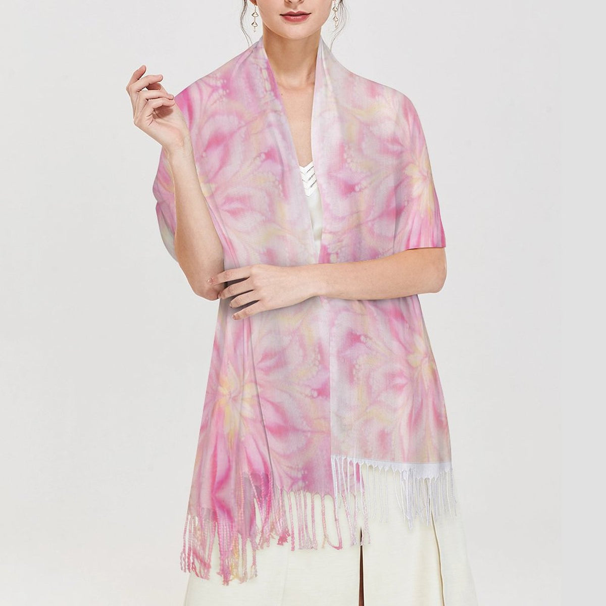 Cashmere-like Tassel Scarf