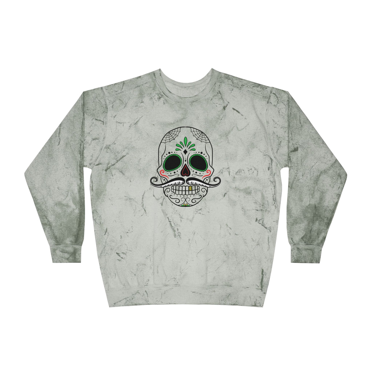 Sugar Skull Crewneck Sweatshirt, Day of the Dead Apparel
