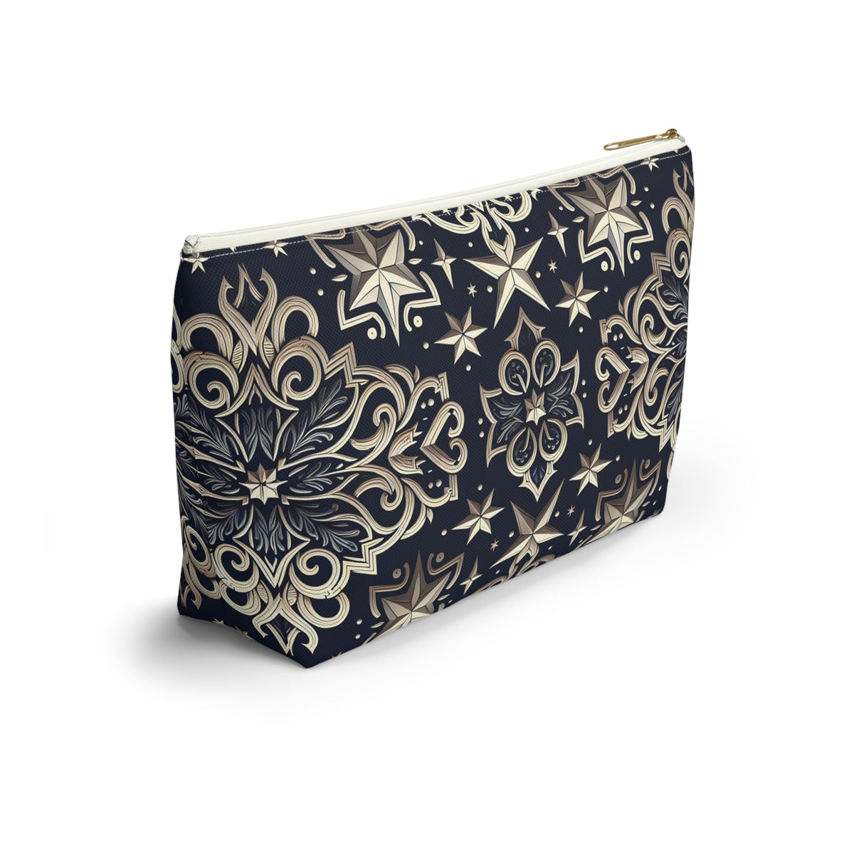 Elegant Starry Pattern Accessory Pouch | Makeup Bag, Travel Organizer, Gift for Her, Stylish Storage, Cosmetology Essentials