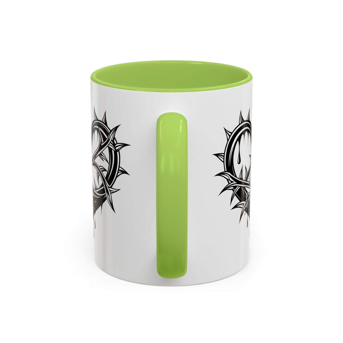 Gothic Heart Mug, Unique Art Coffee Cup for Gifting, Gothic Home Decor, Perfect for Friends, Gothic Style Drinkware