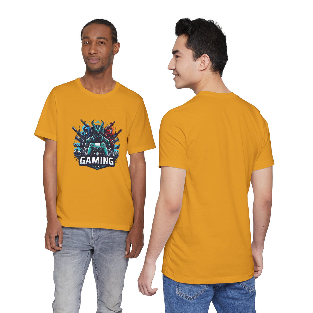 Gaming Controller Emblem Tee — Esports Gamer Graphic T-Shirt
