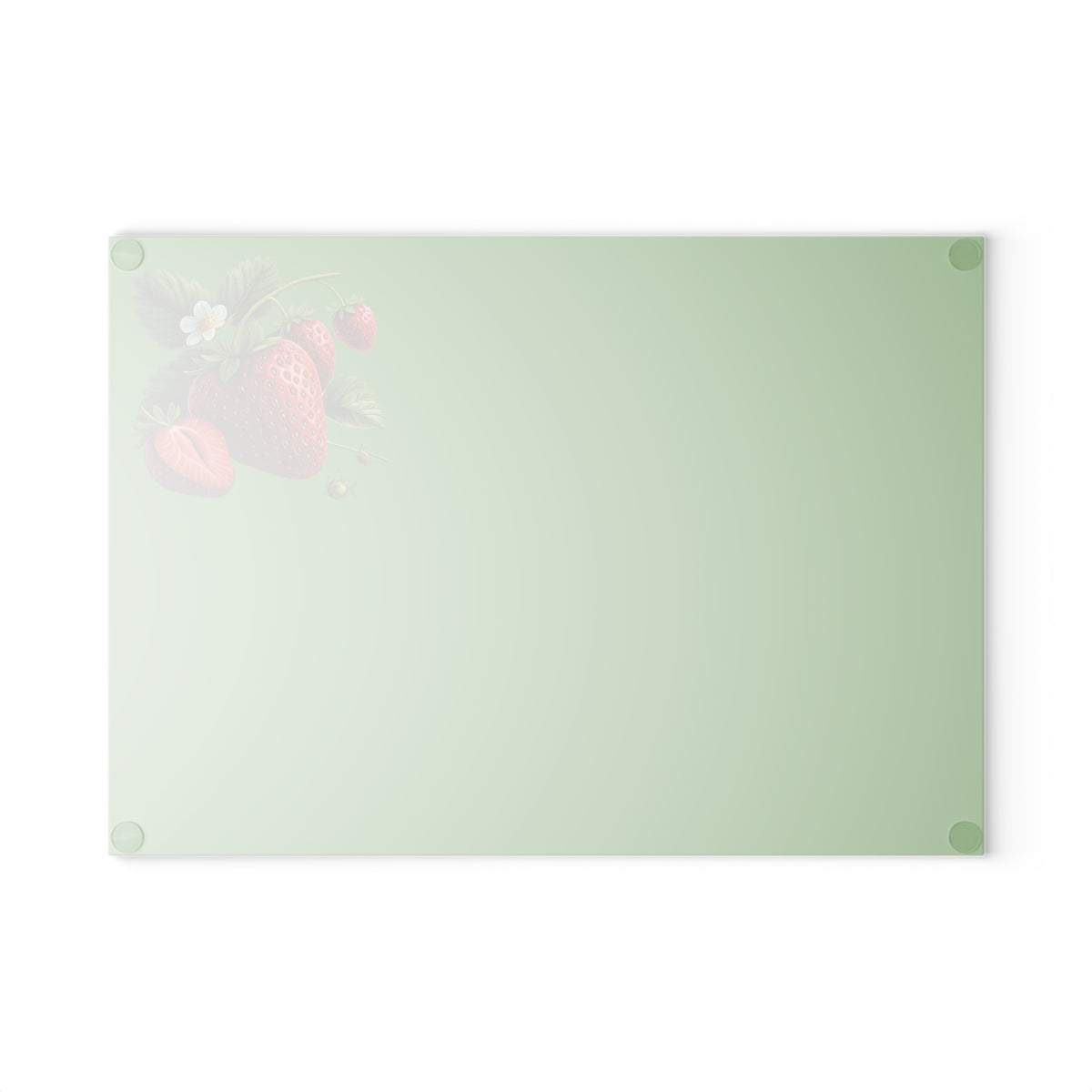 Strawberry Glass Cutting Board, Kitchen Decor, Gifts for Chefs, Summer Cooking