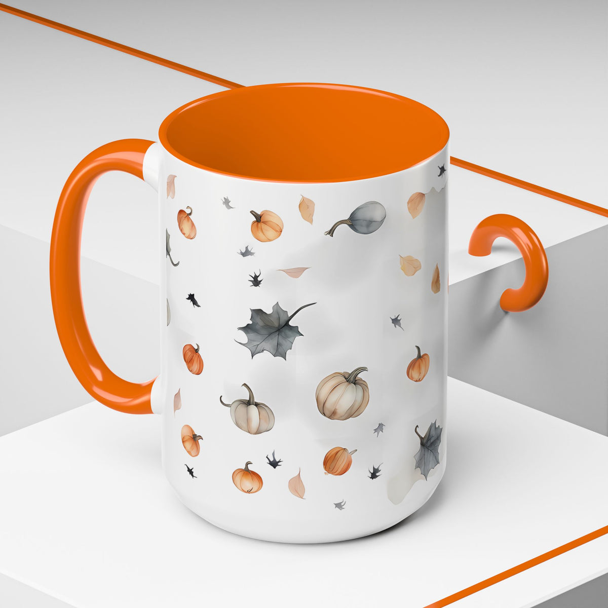 Autumn Harvest Coffee Mug - Fall Decor, Seasonal Kitchenware, Pumpkin Lovers Gift, Cozy Sip, Thanksgiving, Halloween