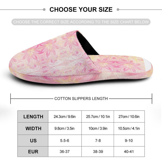 Flannel Ladies Cotton Slippers