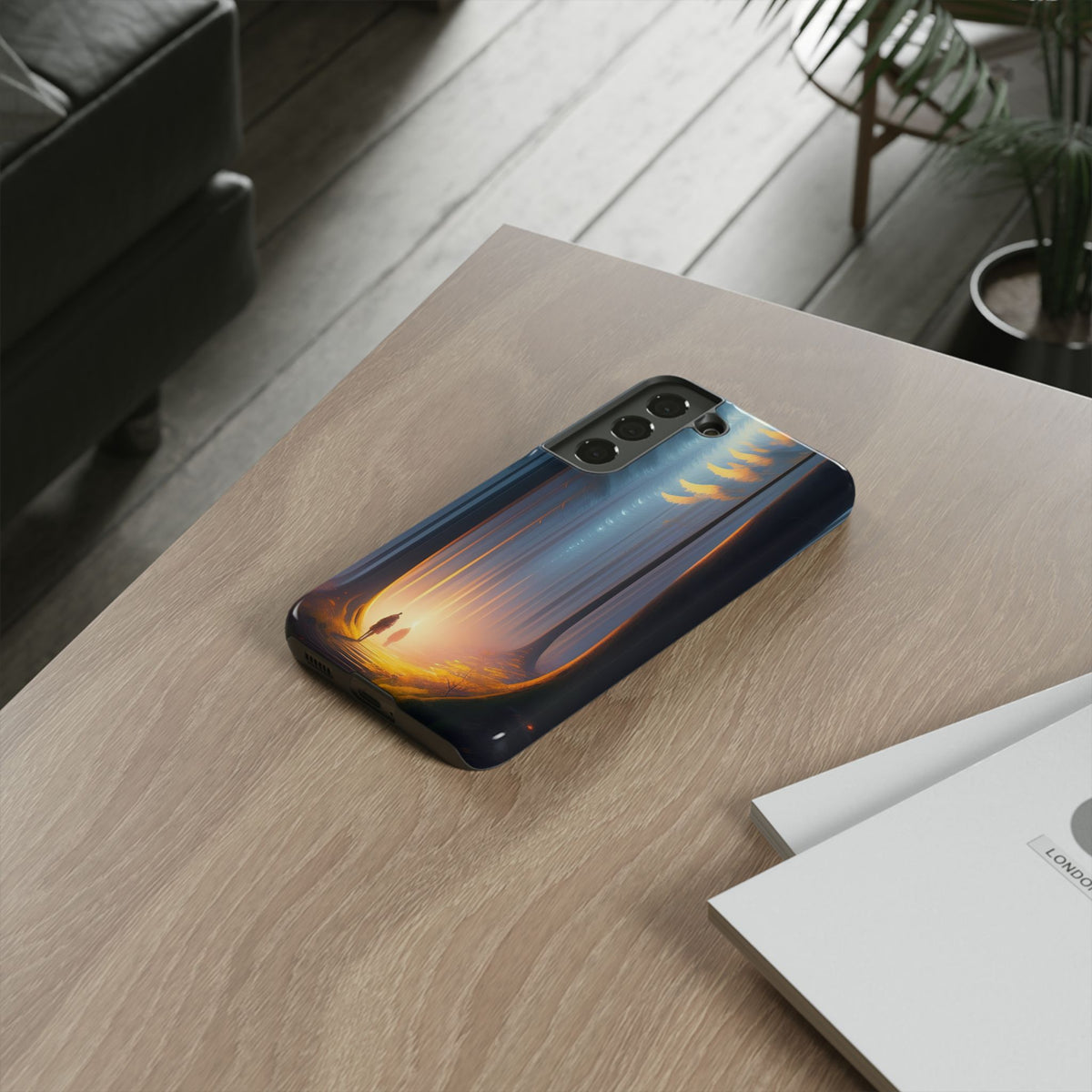 Phone Case — Mystical Forest Nightscape Protective Tough Case