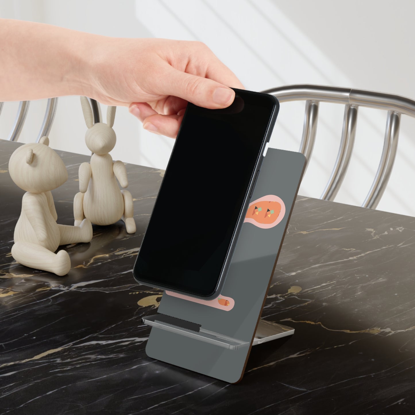 Stylish Smartphone Stand, Desk Organizer, Mobile Accessory, Customizable Phone Holder, Perfect Gift for Tech Lovers