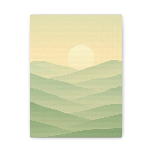Matte Canvas, Stretched, 1.25" Sunset or Sunrise