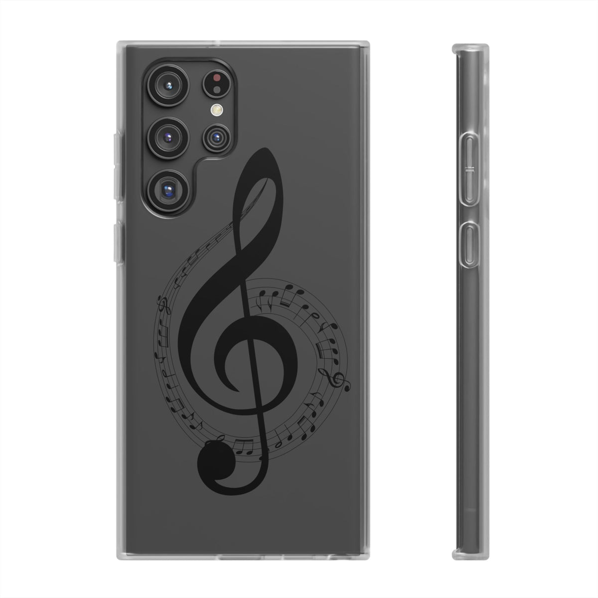 Phone Case — Musical Treble Clef Design
