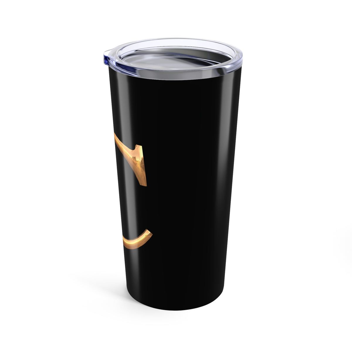 Stylish 20oz Tumbler with Unique Design Letter C