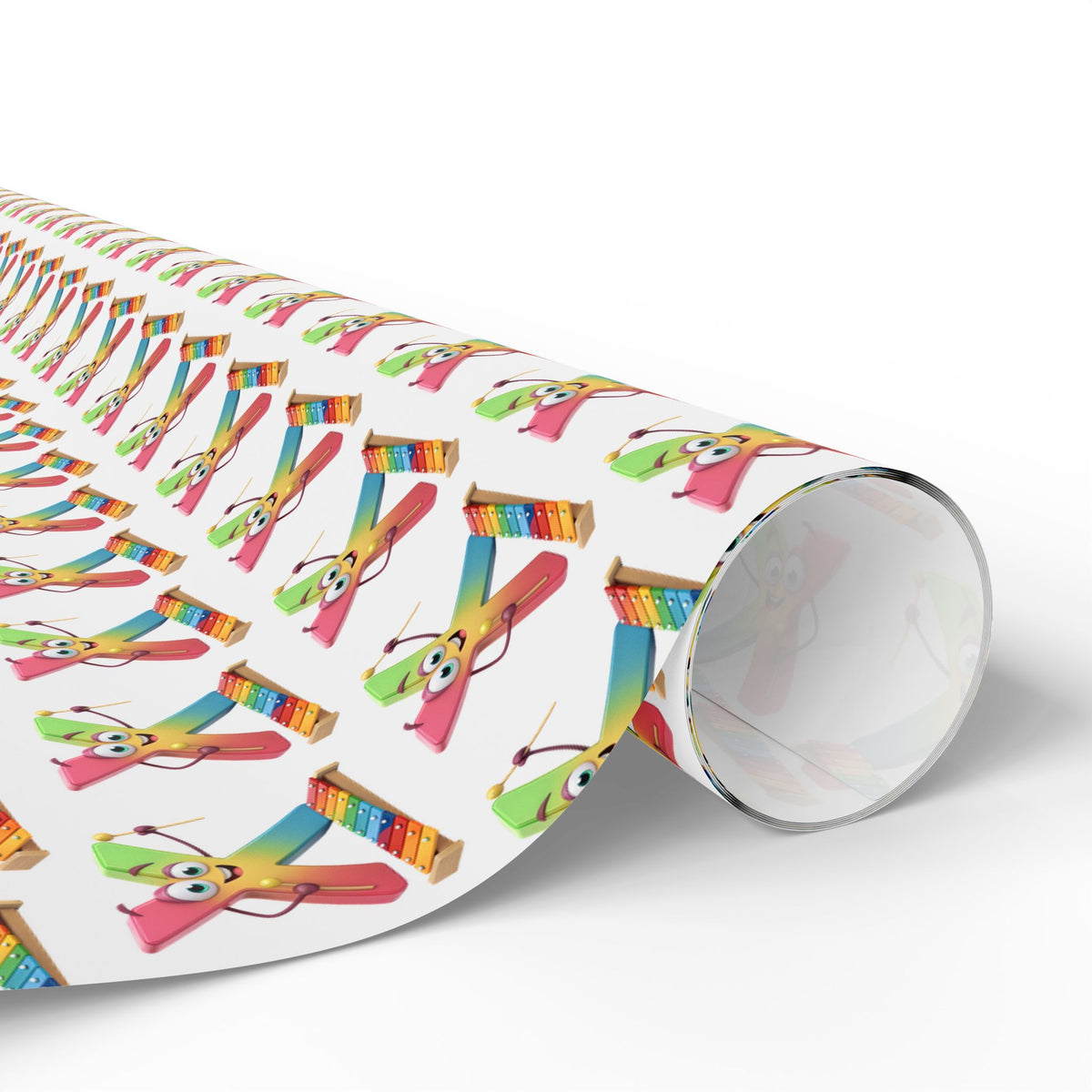 Colorful Character Wrapping Paper, Gift Wrap for Birthdays, Holidays, Celebrations, Fun Patterns, Party Supplies