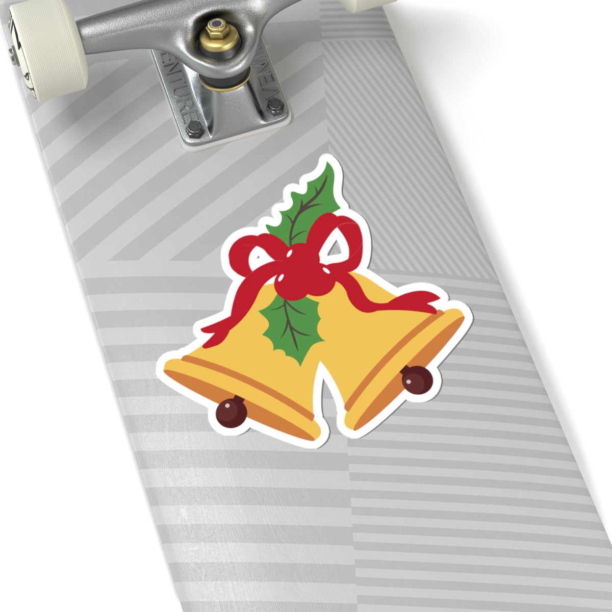 Christmas Bells Sticker — Festive Kiss-Cut Holiday Decal
