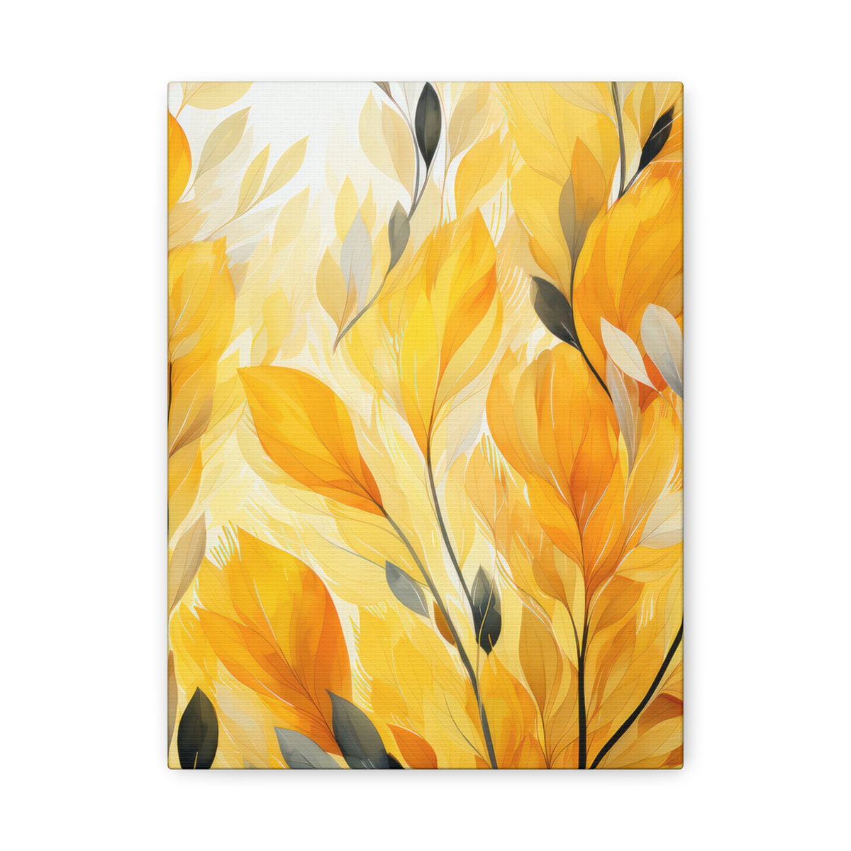 Gorgeous Yellow Matte Canvas Art Print, Stretched, 1.25"