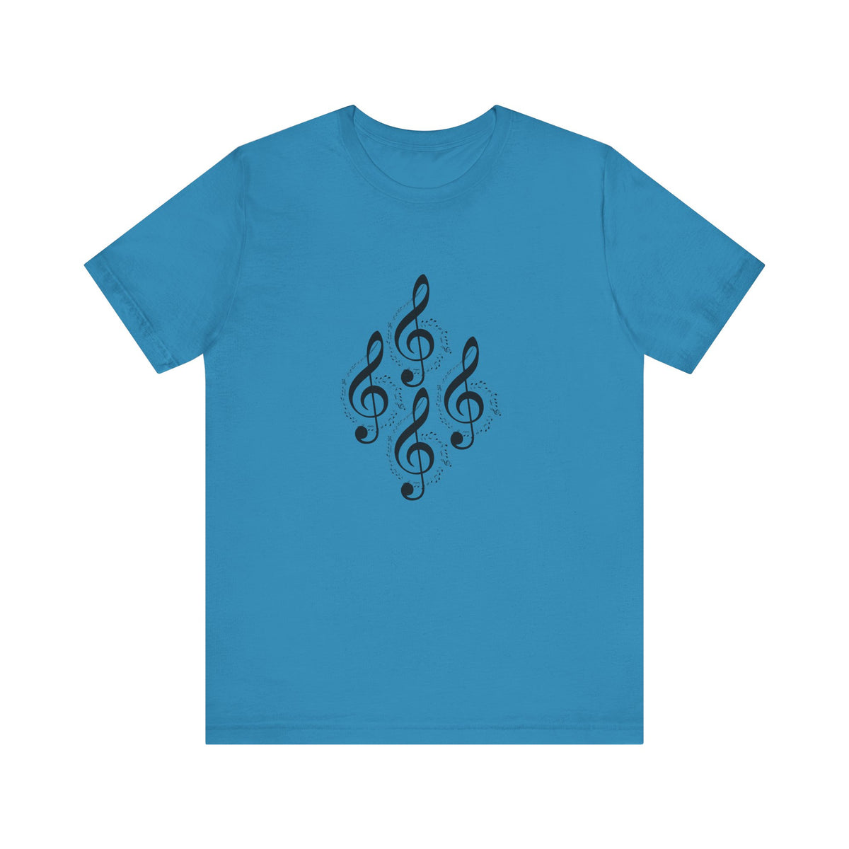 Musical Notes Tee - Perfect for Music Lovers, Casual Wear, Concerts, Festivals, Unique Gift Idea