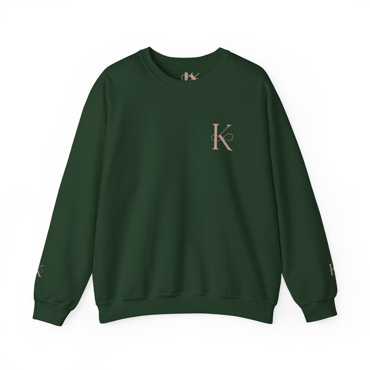 Minimalist Unisex Crewneck Sweatshirt with Initial Charm, Comfortable Lounge Wear, Gift for Him or Her, Casual Style, Everyday Essential