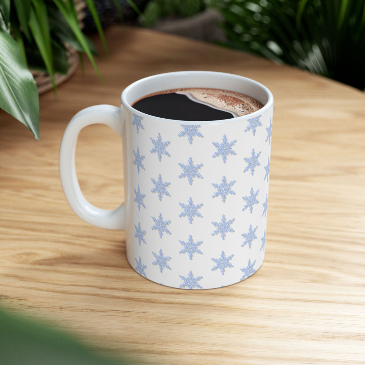 Ceramic Star Pattern Mug - Cozy Home Vibe, Perfect Gift for Winter, Unique Coffee Cup, Ideal for Birthdays, Holidays, and Cozy Gatherings
