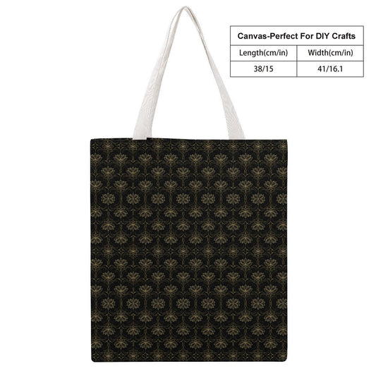 Martin Canvas Tote Handbag with Dual-sided Printing