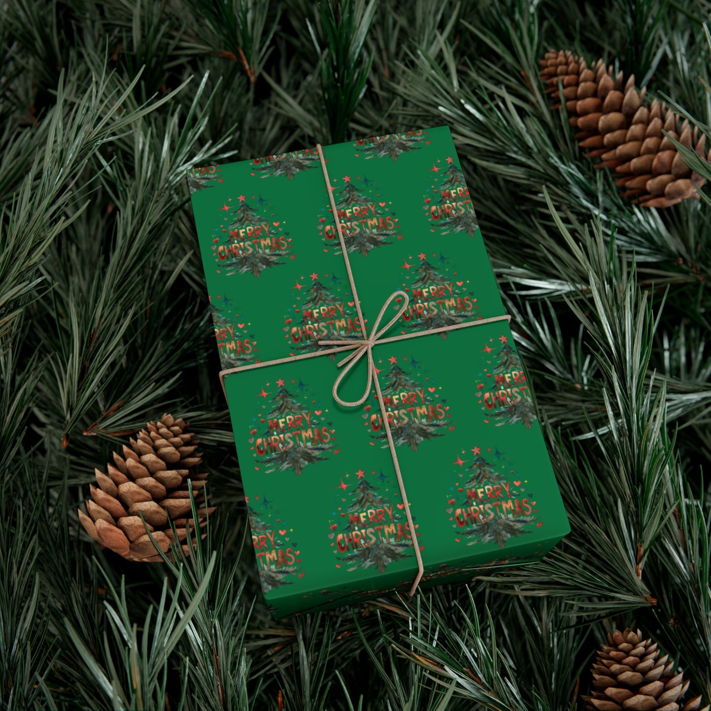 Festive Gift Wrap Papers for Holiday Cheer, Christmas Wrapping Paper, Eco-Friendly Gift Wrap, Decorative Gift Covering, AI Design Inspired