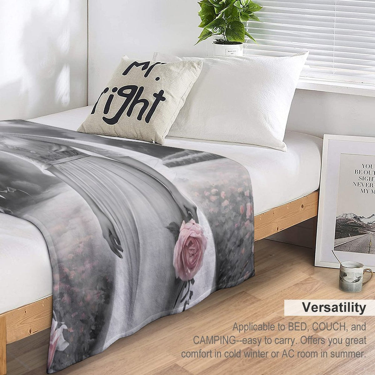 Flannel Blanket (One-sided Printing)-50"×60"