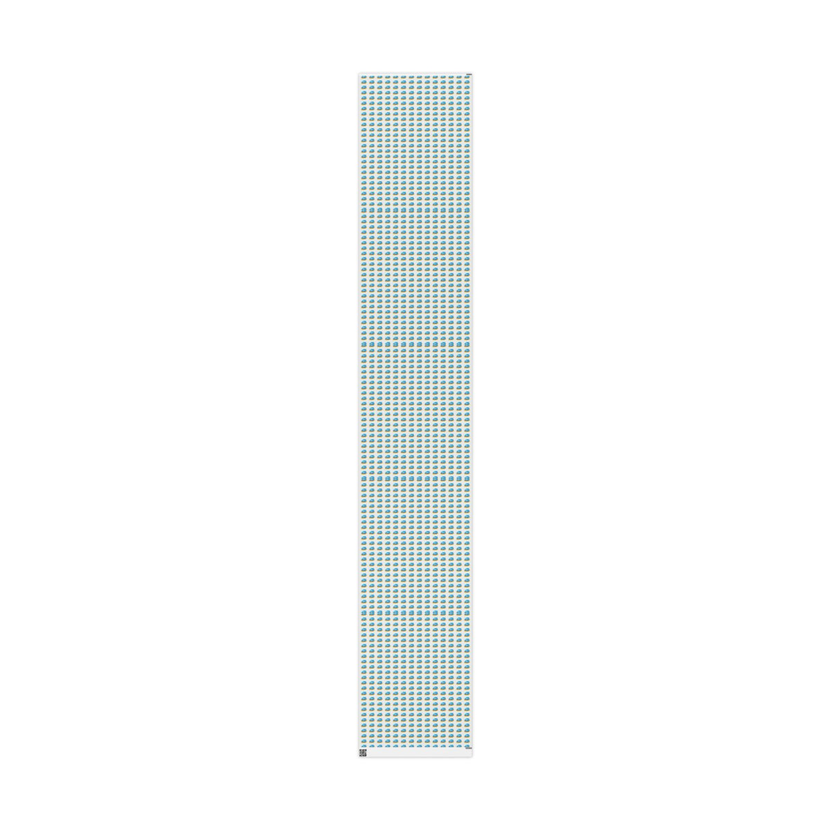 Blue Gold Abstract Dots Wrapping Paper Roll — Modern Geometric Gift Wrap