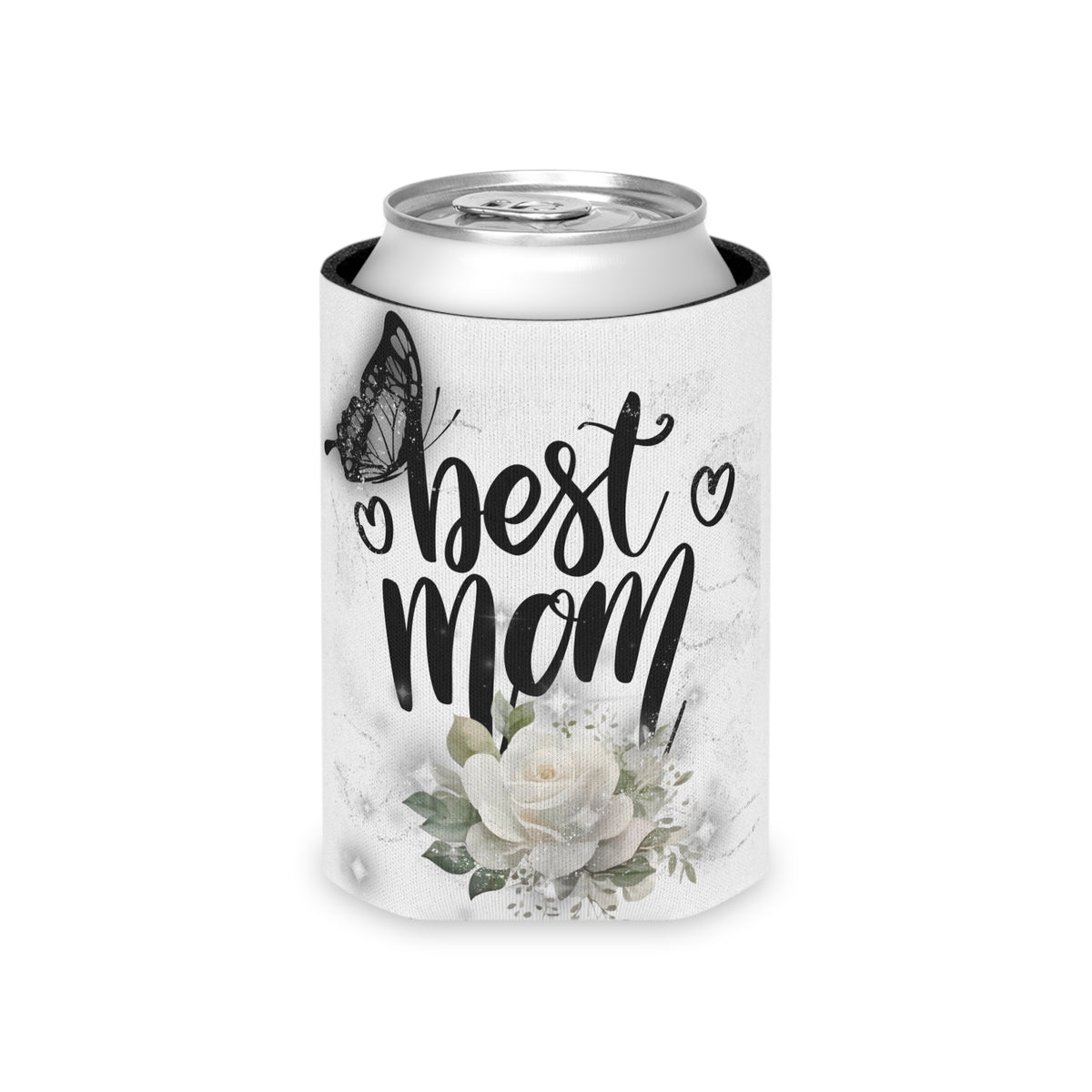 Best Mom Can Cooler - Perfect Gift for Mother's Day, Birthday, BBQs, Outdoor Fun, Family Gatherings, Stylish Drink Holder