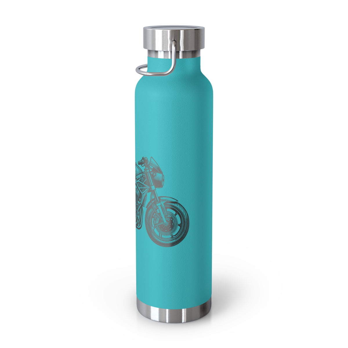 Motorcycle Insulated Water Bottle, Adventure Gift, Biker Mug, Fitness Bottle, Outdoor Hydration