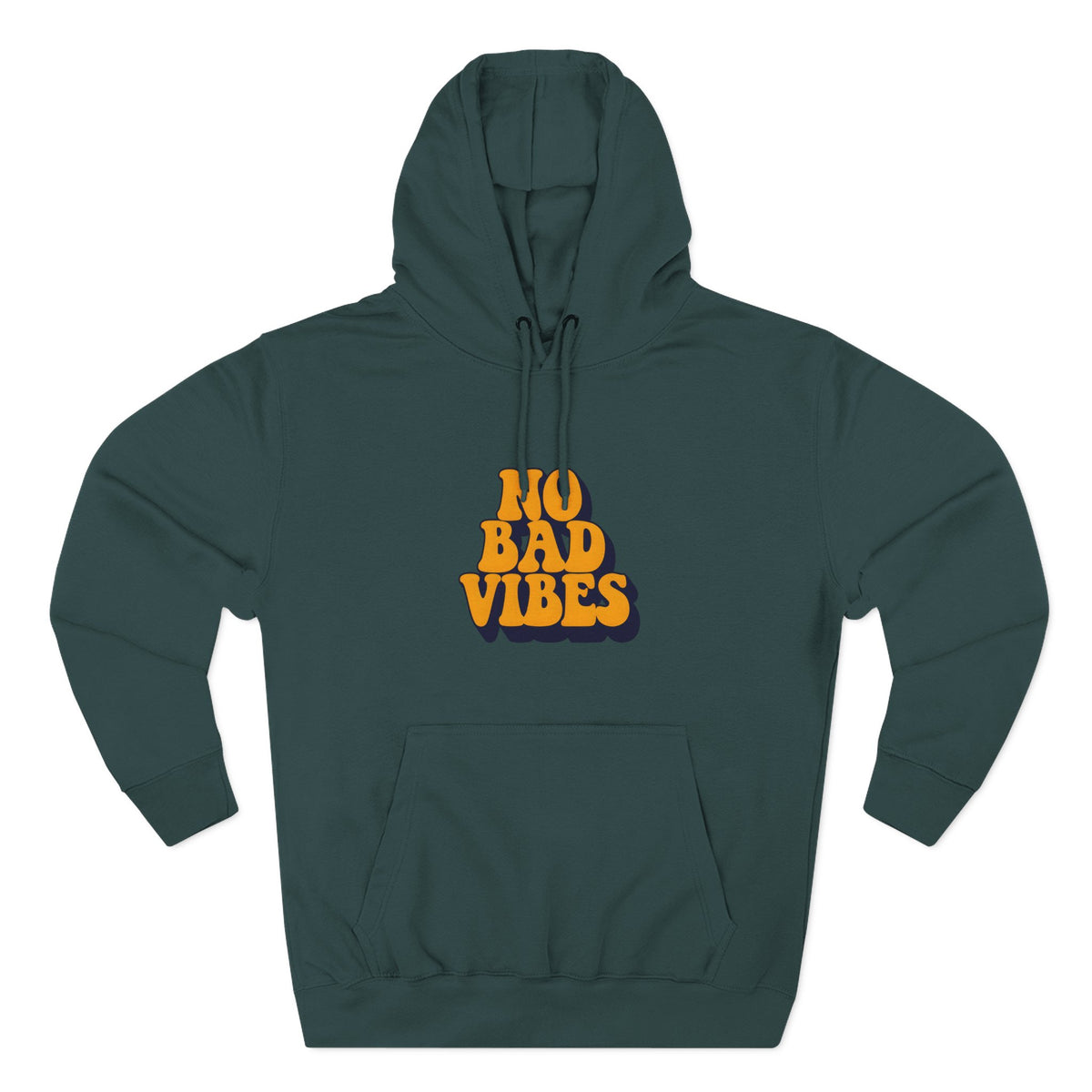 Good Vibes Only Fleece Hoodie for Positive Energy Lovers, Motivational Comfort, Chill Attire, Casual Wear, Gift for Friends