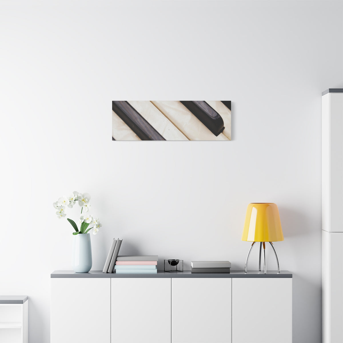 Piano Keys Canvas Wall Art, Music Decor for Home, Perfect Gift for Musicians or Music Lovers