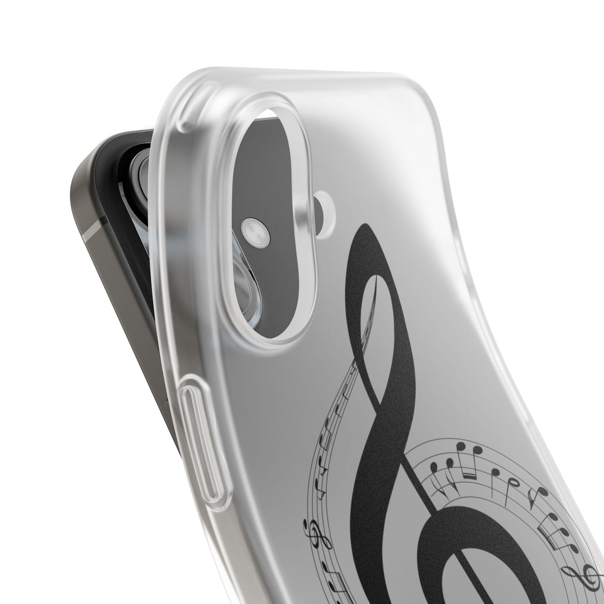 Phone Case — Musical Treble Clef Design