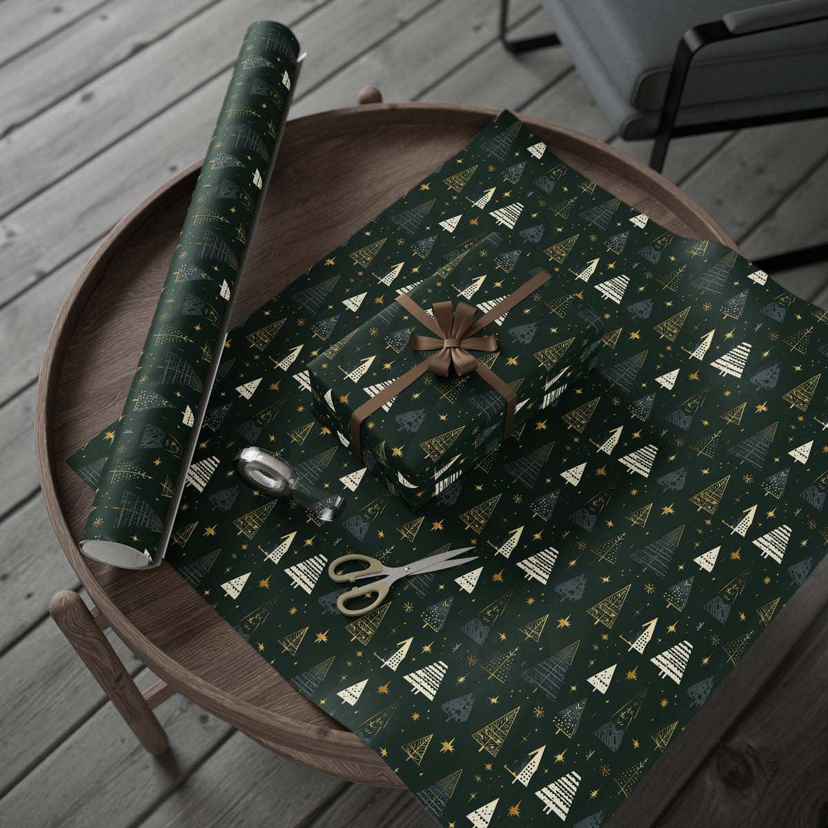 Festive Wrapping Paper - Holiday Gift Wrap, Christmas, Birthdays, Eco-Friendly, Special Occasions