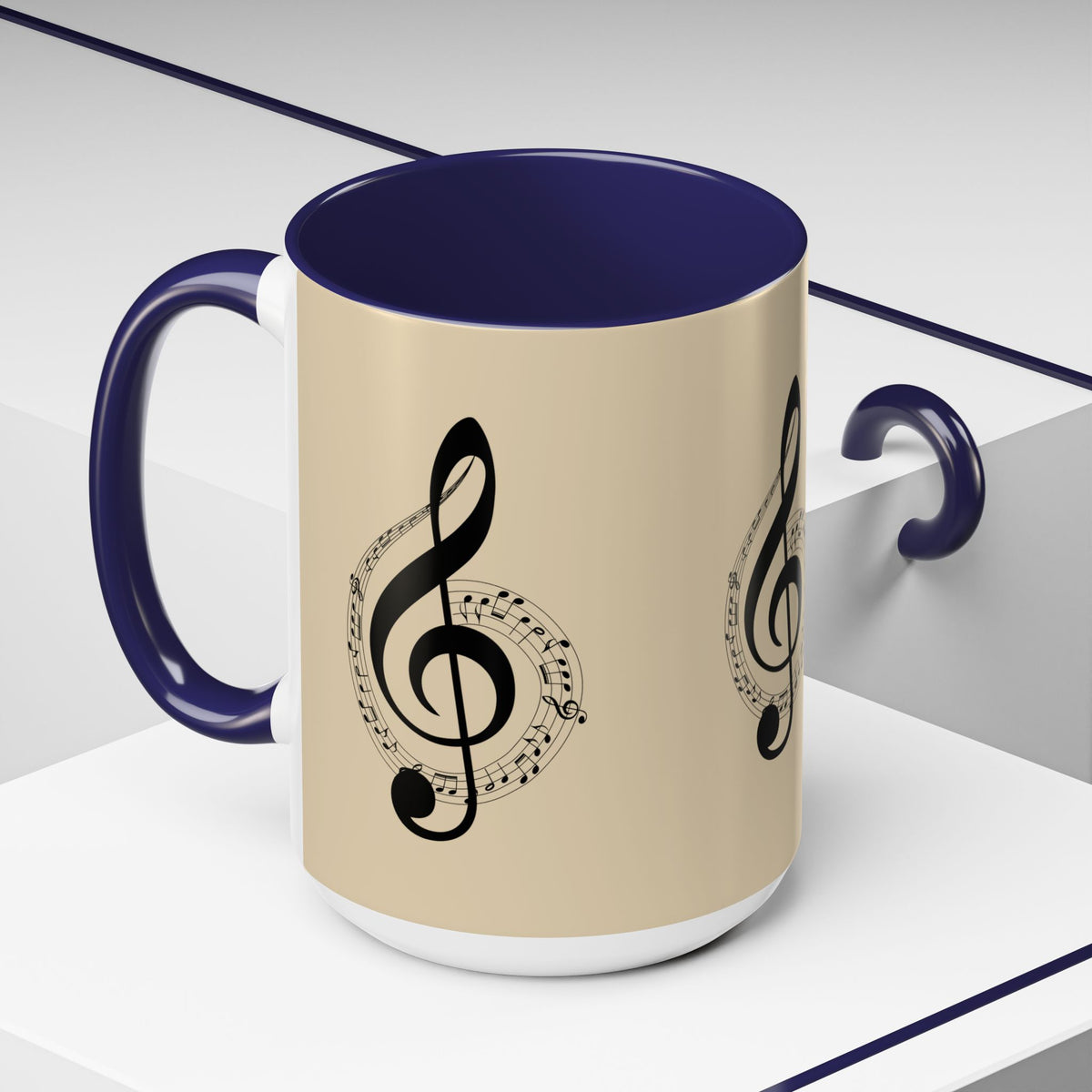 Musical Notes Coffee Mug - Perfect Gift for Music Lovers
