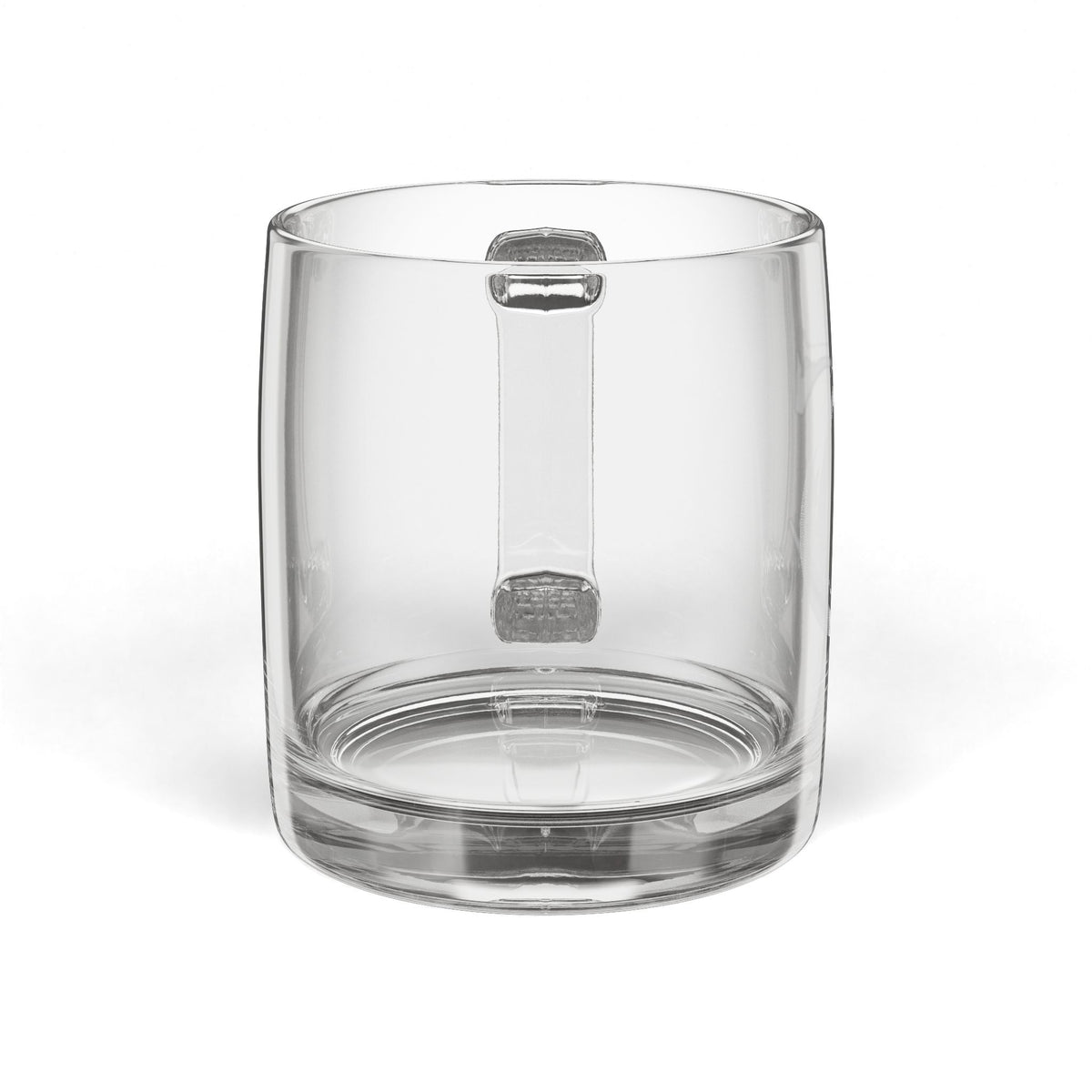 Personalized Engraved Glass Coffee Mug |Letter C