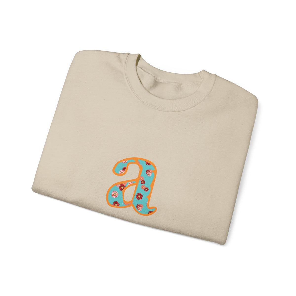 Personalized Initial Sweatshirt, Cozy Unisex Crewneck, Custom Gift for Her, Monogrammed Apparel, Perfect for Birthdays and Holidays