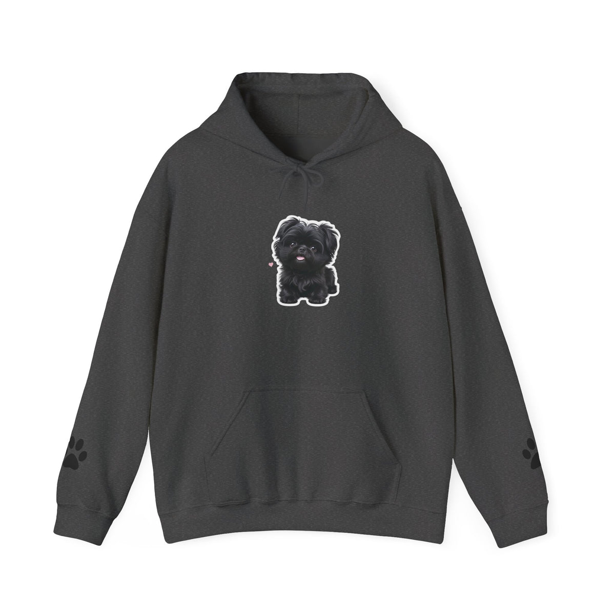 Cute Dog Paw Print Hoodie, Pet Lover Gift, Unisex Sweatshirt, Cozy Animal Hoodie, Perfect for Animal Lovers, Dog Mom Apparel