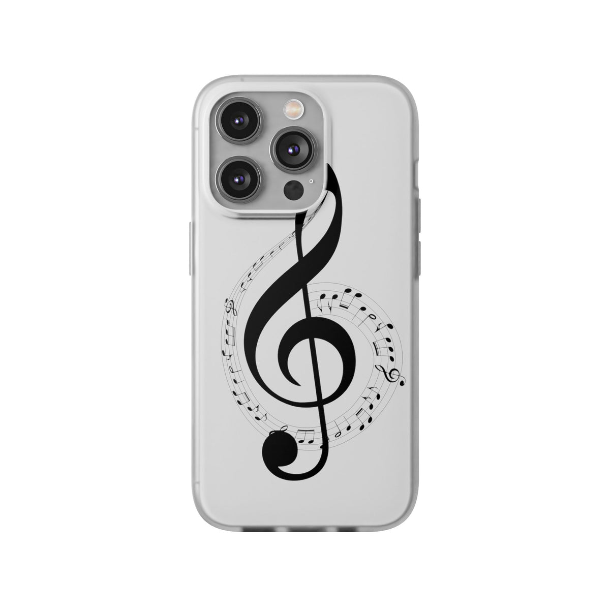 Phone Case — Musical Treble Clef Design