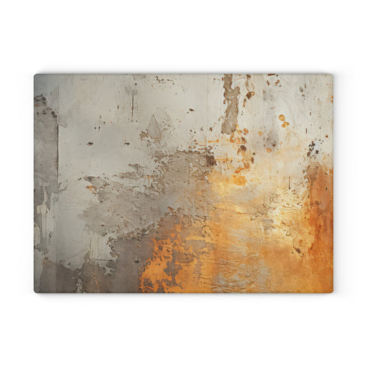 Rustic Chic Glass Cutting Board Unique Kitchen Decor, Artisan Cooking Gifts