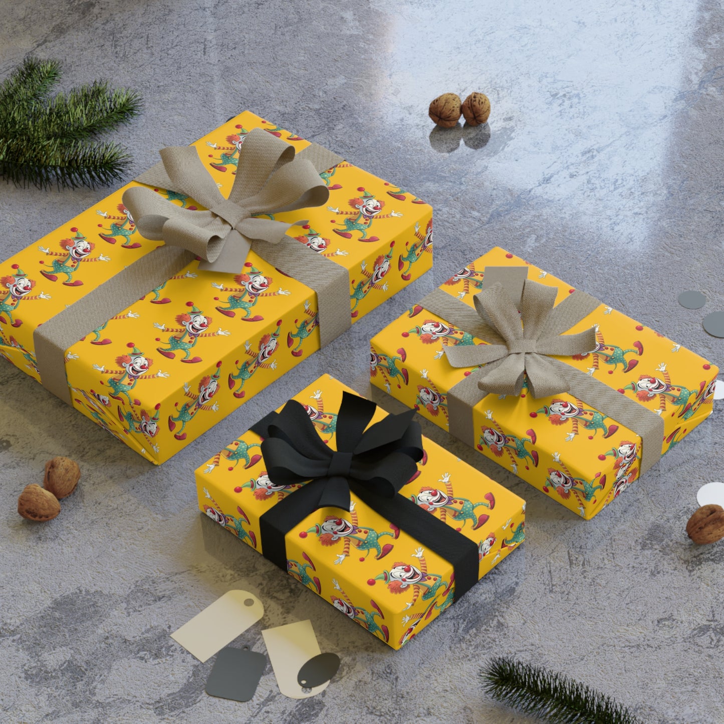 Brightly Animated Gift Wrapping Paper Roll, Birthday, Holiday, Party Decor, Present Wrap, Festive Gift Wrap