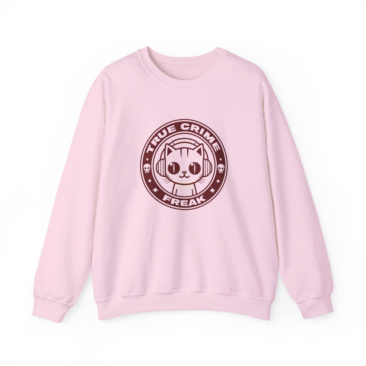 True Crime Freak Cat Crewneck Sweatshirt
