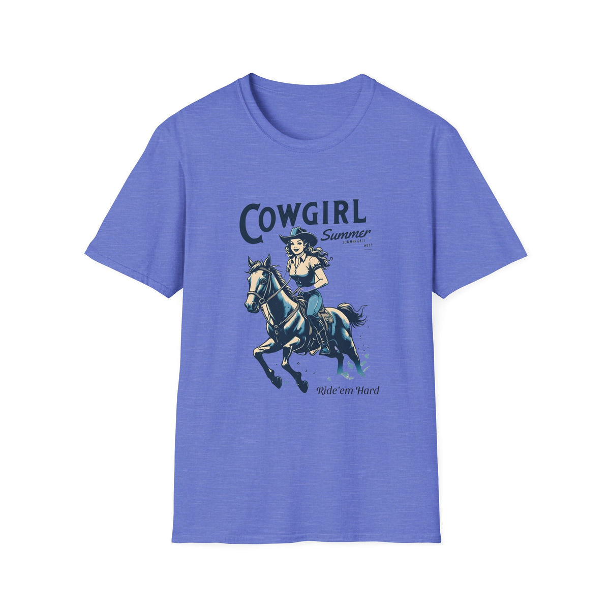 Cowgirl Summer Soft style T-Shirt for Horse Lovers
