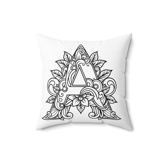 Spun Polyester Square Pillow
