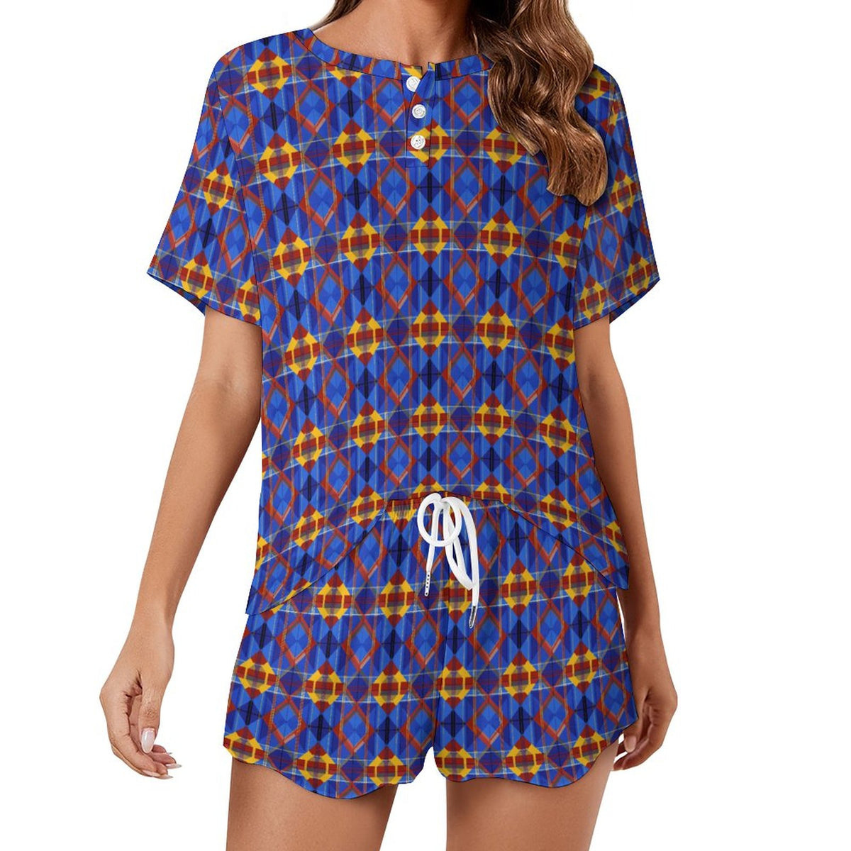 Cooling Short Sleeve Loungewear Set