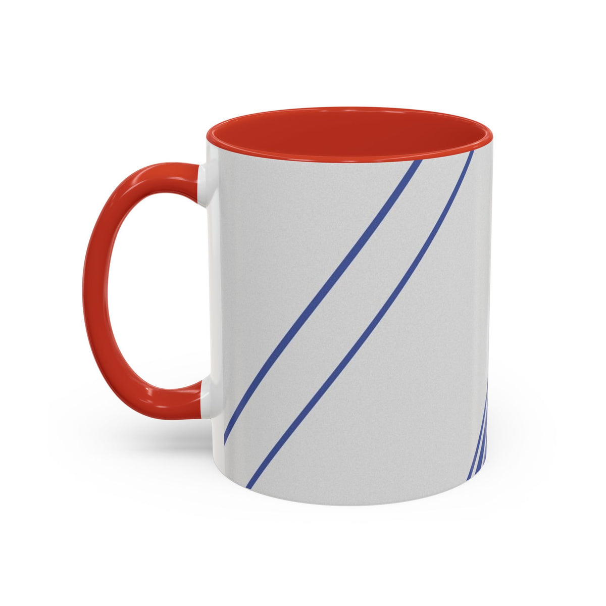 Elegant Stripe Accent Coffee Mug - Perfect for Gifts, Home Decor, Office, Birthdays, and Tea Lovers
