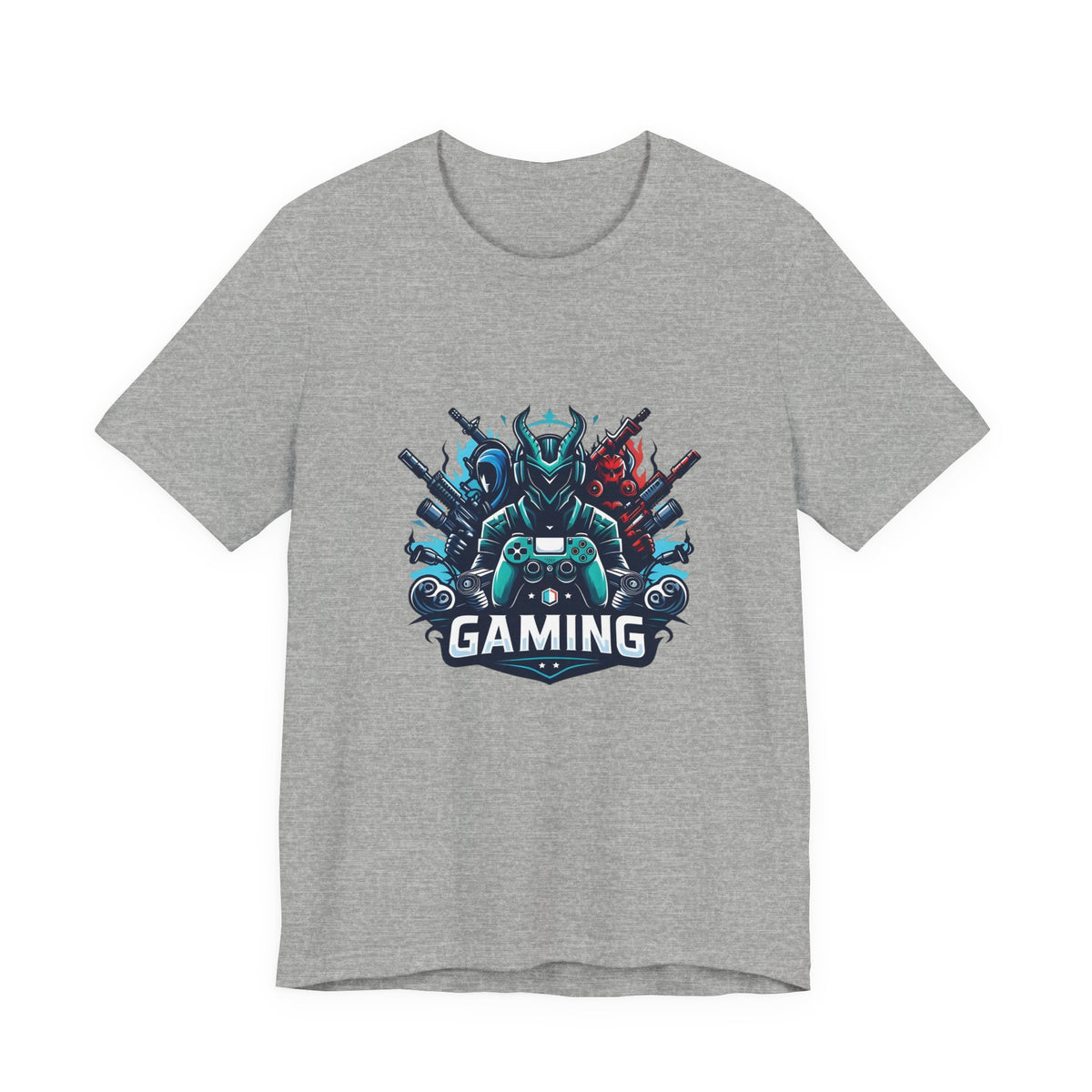 Gaming Controller Emblem Tee — Esports Gamer Graphic T-Shirt